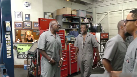 Blacks On Blondes: Sultry Angel Controls Her Workers