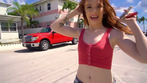 bang! originals: Flashing Fun: Madi Exposes Her Perky Tits